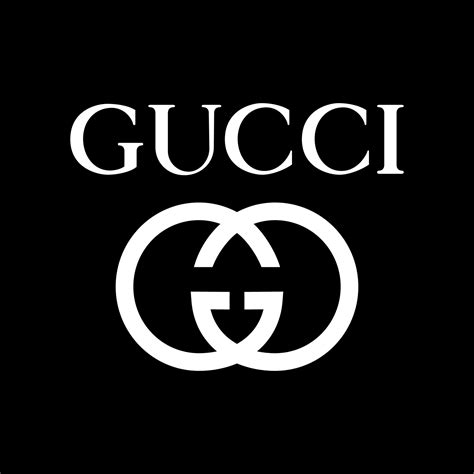 gucci logo white on black|gucci emblem images.